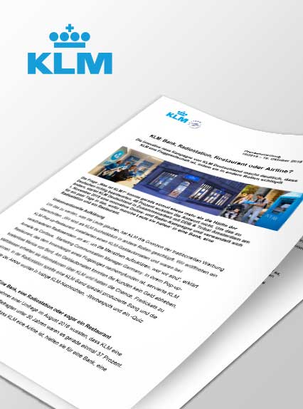 KLM Kampagne