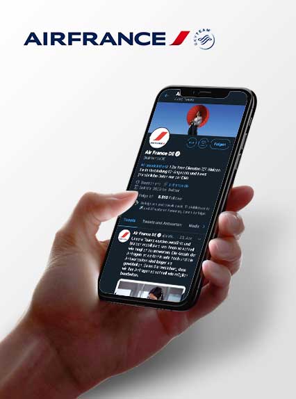 Air France Social Media Twitter