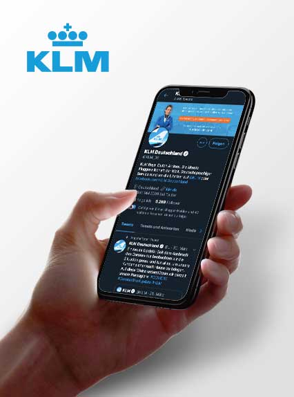 KLM Social Media Twitter